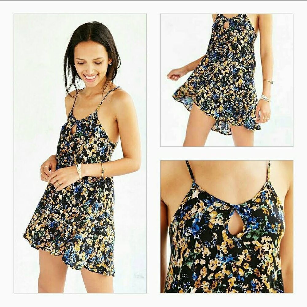 For Love & Lemons Watercolor Floral Dress